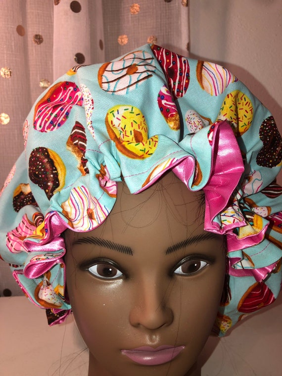 Donut Hair Bonnet For Kids Etsy