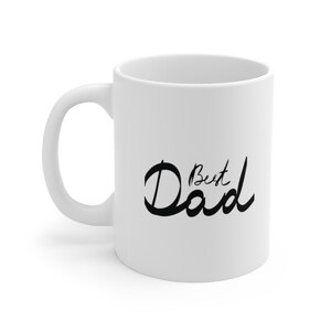 Best Dad Simple Ceramic Mug 11oz