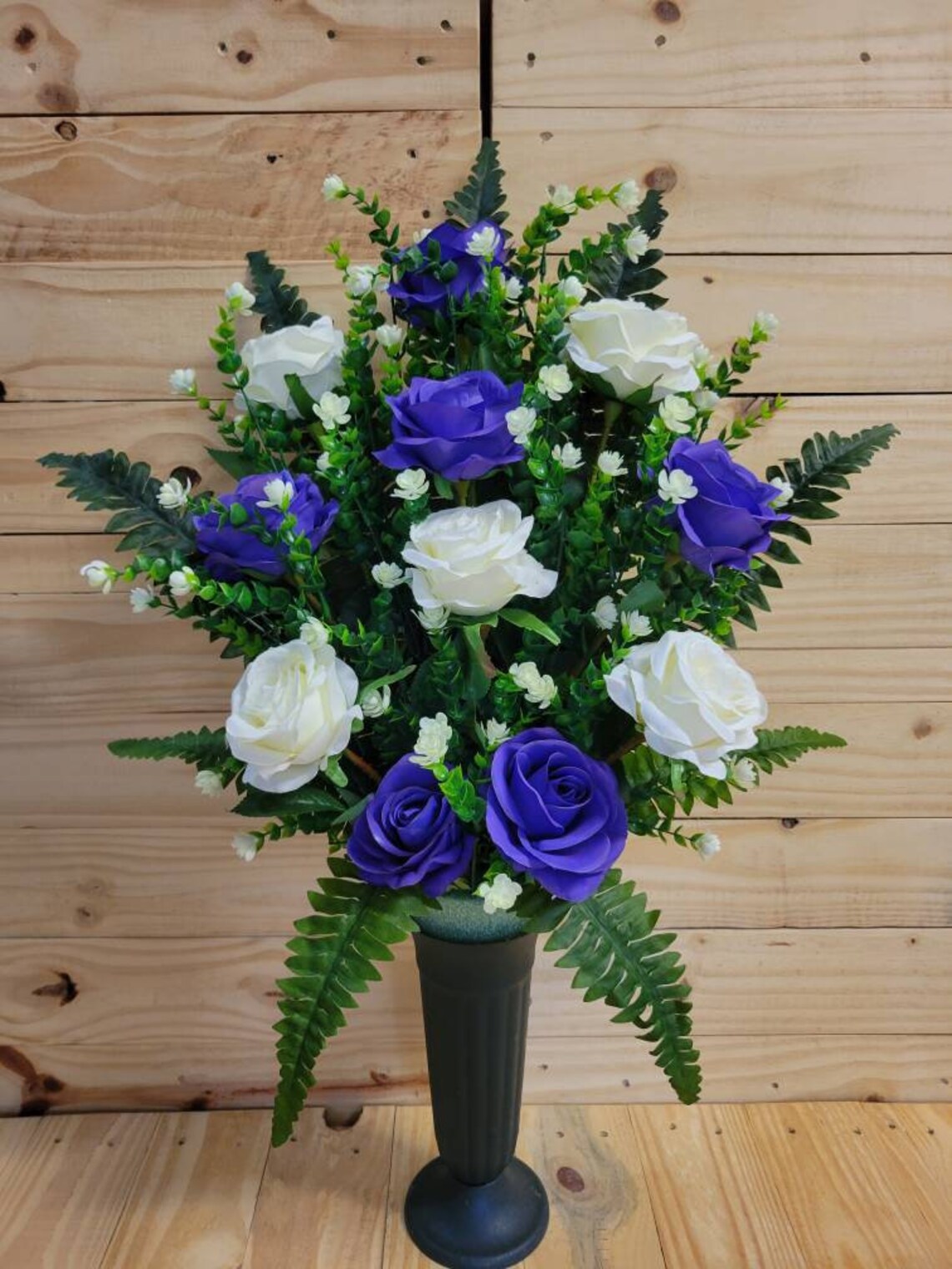 Cemetery Flowers Cemetary Flowers Cemetery Cone Holiday Etsy