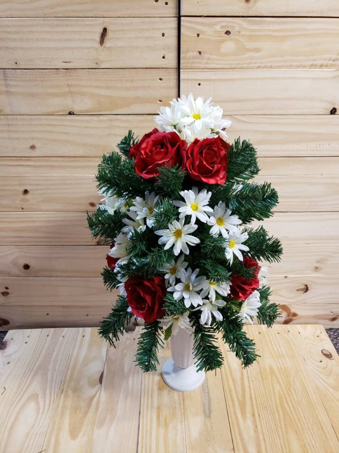 Cemetery Flowers Cemetary Flowers Flowers for Grave Gravesite Decor