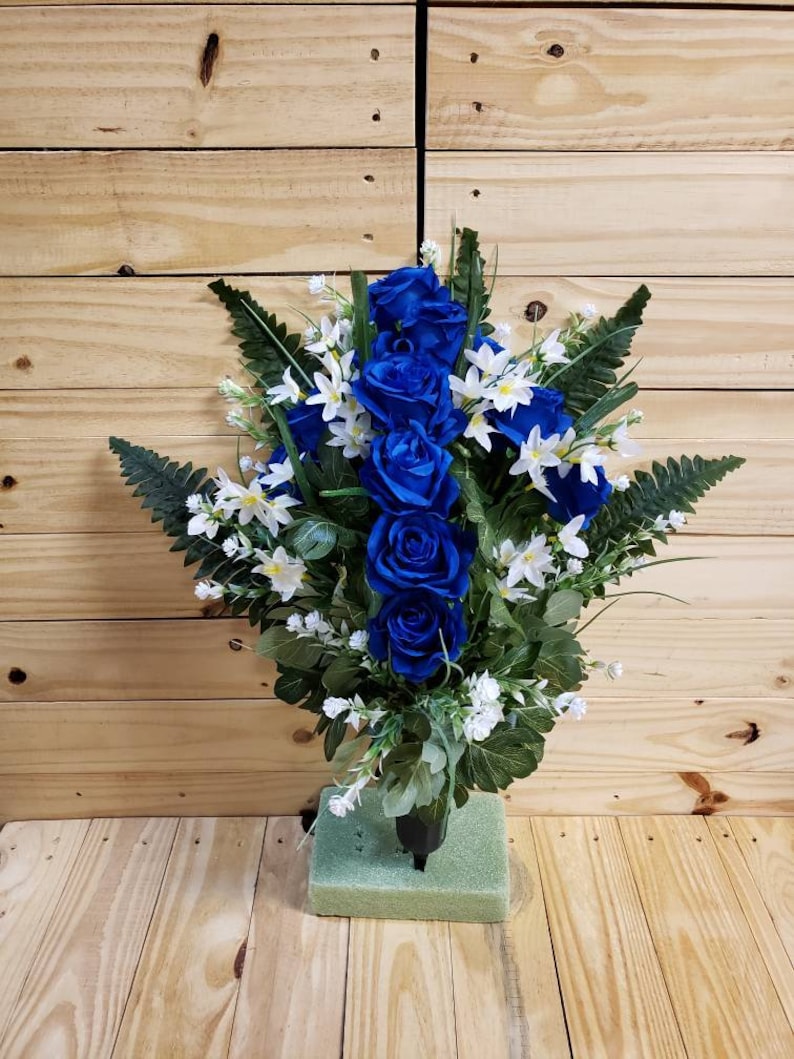 Cemetery Flowers Cemetary Flowers Memorial Day Cemetery Etsy