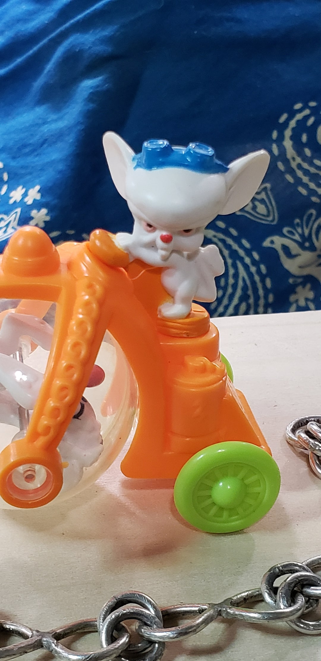 The Brain Riding Tricycle Warner Bros Happy Meal Toy Etsy