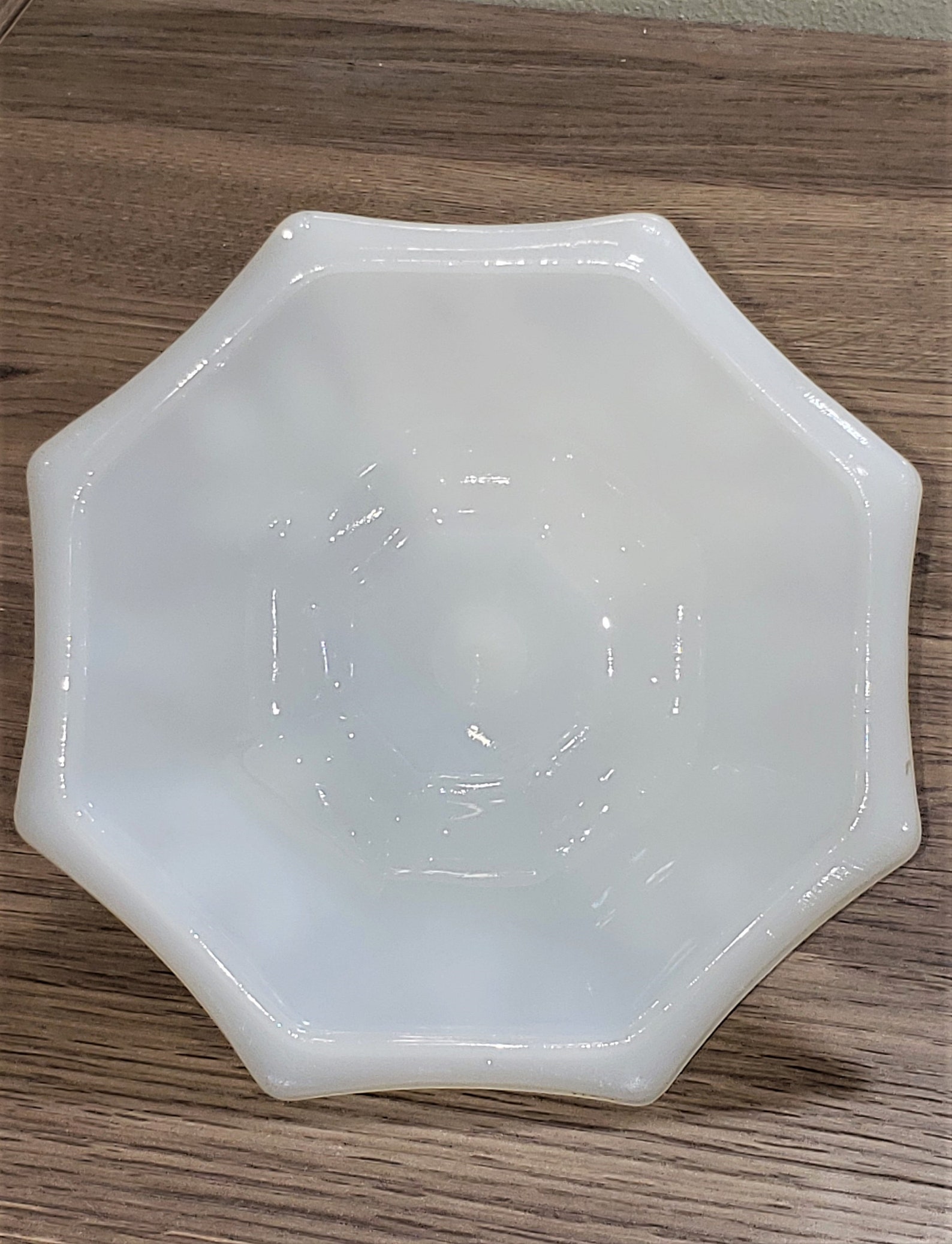 Vintage Milk Glass Grape Pattern Candy Dish Etsy