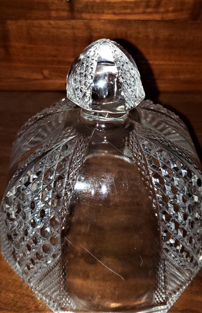 Fostoria Glass Carmen Butter Dish Etsy