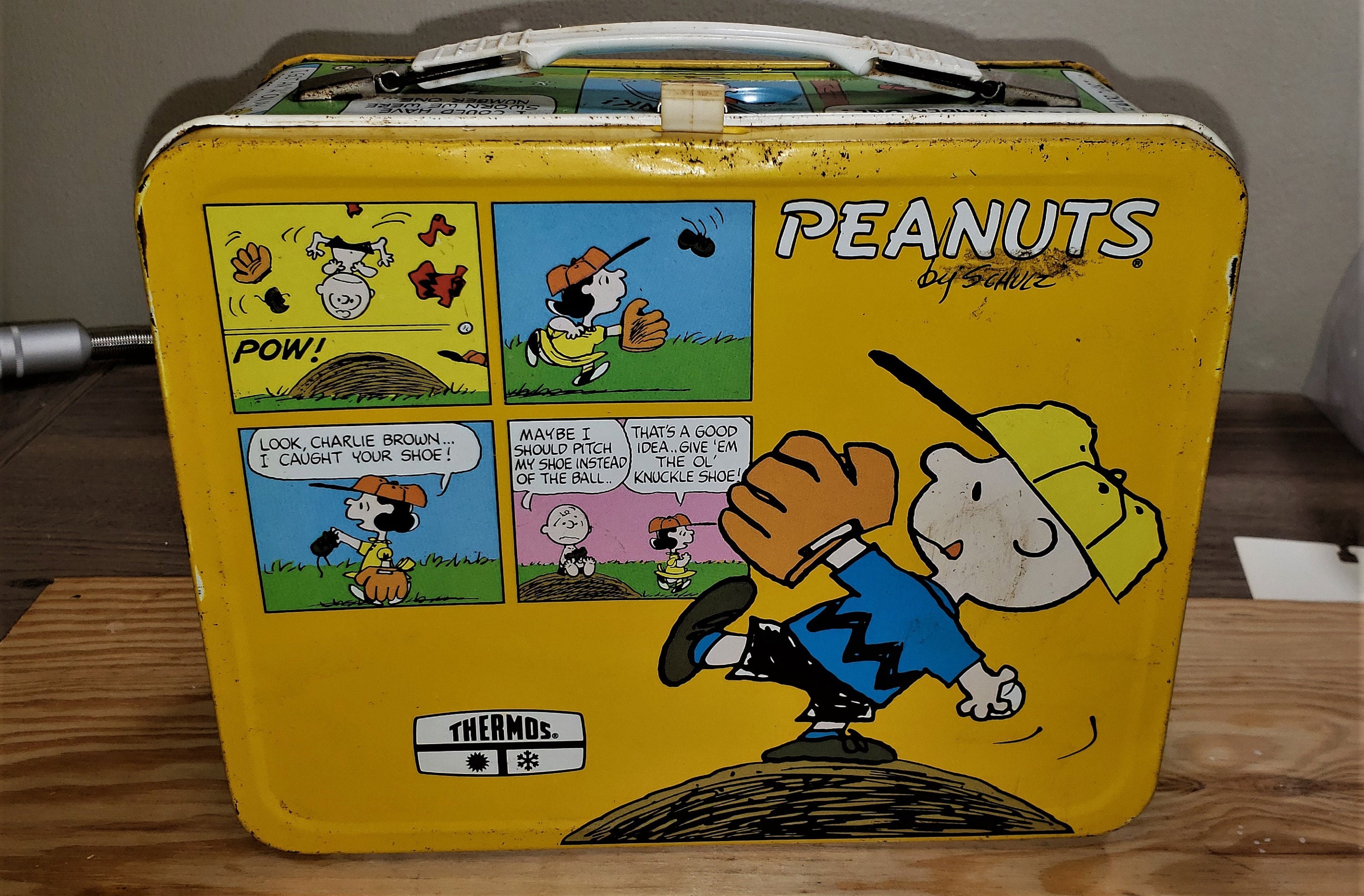 Vintage Peanuts King Seeley Art Reproduction 1950 - 1965 Lunch Box