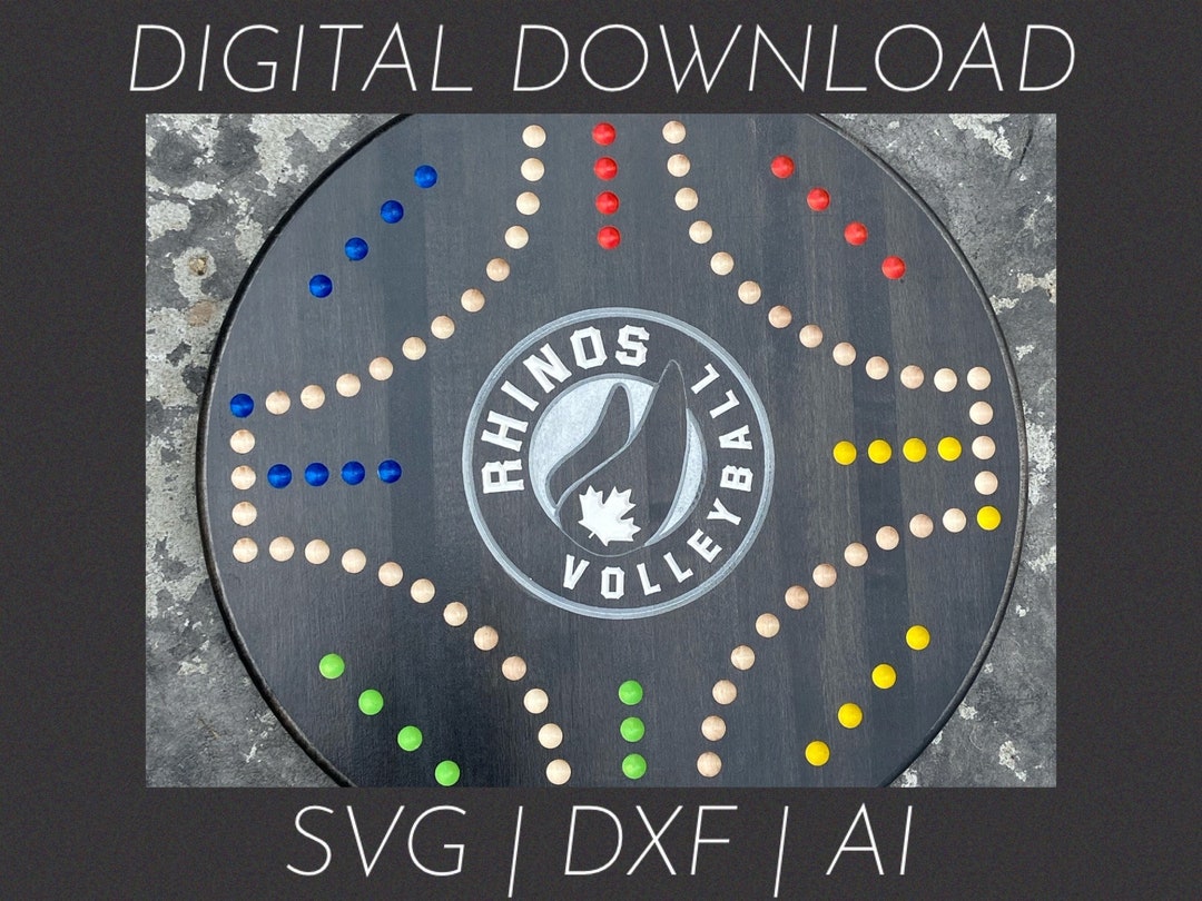 Marble Game Digital File Download SVG DXF AI Aggravation Sorry Tock