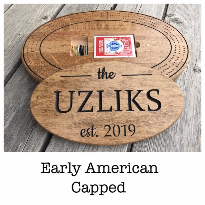 Personalized Cribbage Board Cribbage Board Game Card Etsy UK