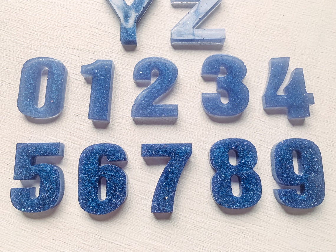 Handmade resin alphabet set alphabet resin Etsy