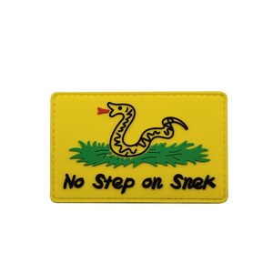 No Step On Snek Embroidered patches - Liberty Maniacs