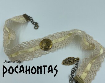 Pocahontas inspired Choker Necklace - Virginia Company
