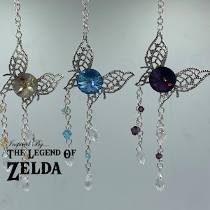 Legend of Zelda Car Mirror Fairy Decor - Navi, Tatl, & Tael