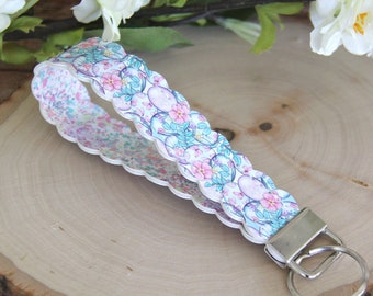 Easter Egg Double Sided Key Fob Wristlet