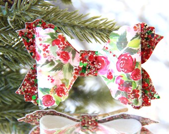 3.5" Valentine's Floral Bow