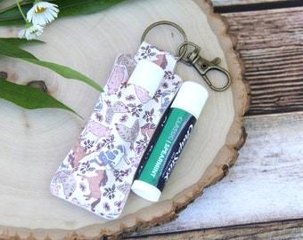 Farm Animal Lip Balm Keychain