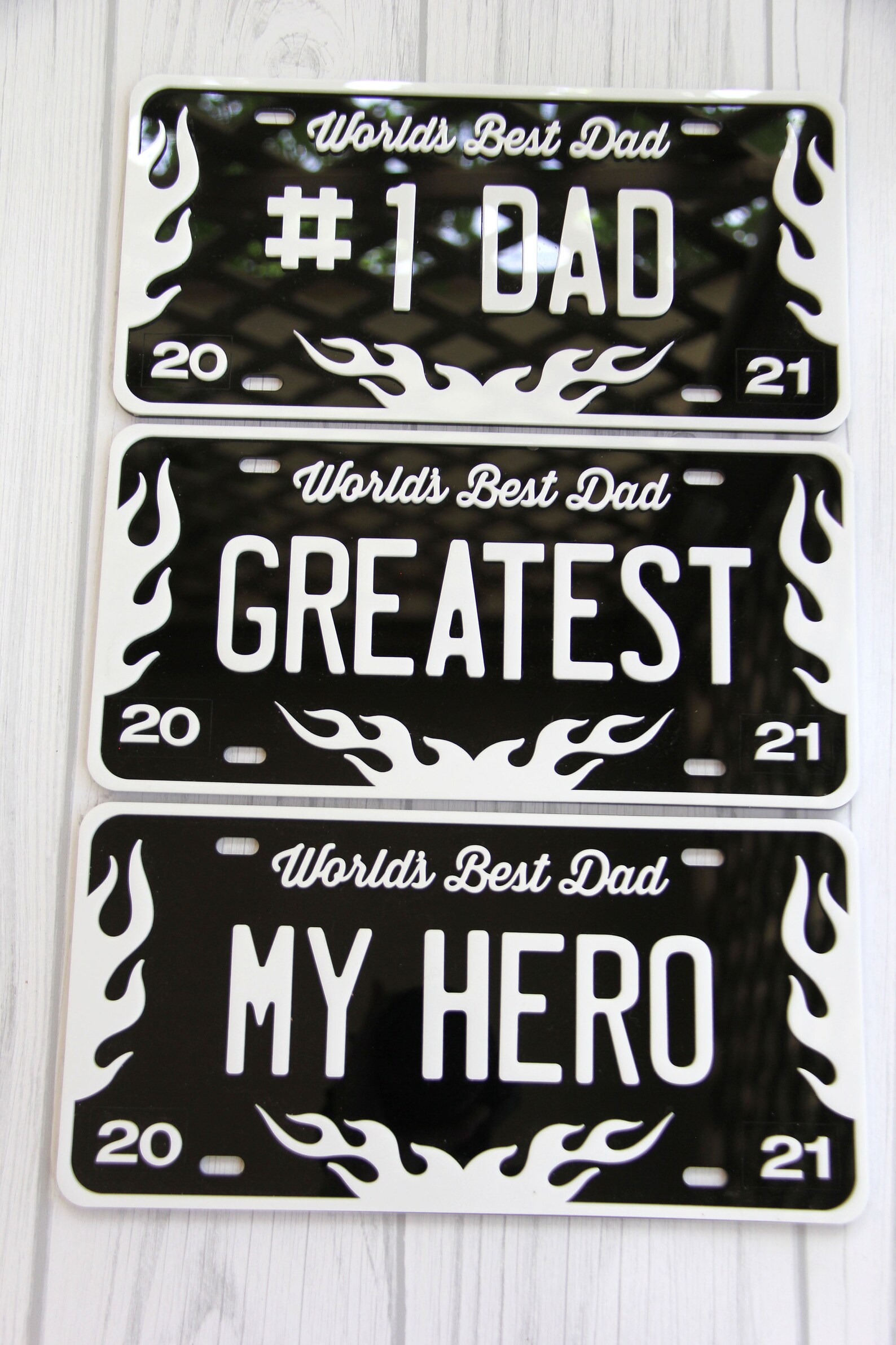 Number 1 Dad Decorative License Plate Gift for Dad Christmas Etsy