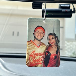 Custom Personal Car Air Freshener | Your Picture | Car Gift | Boyfriend Gift | Dad Gift | Fiancé Gift | Husband Gift | Valentine's Day Gift