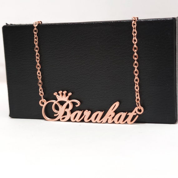 Dainty Name Necklace Nickname Necklace 