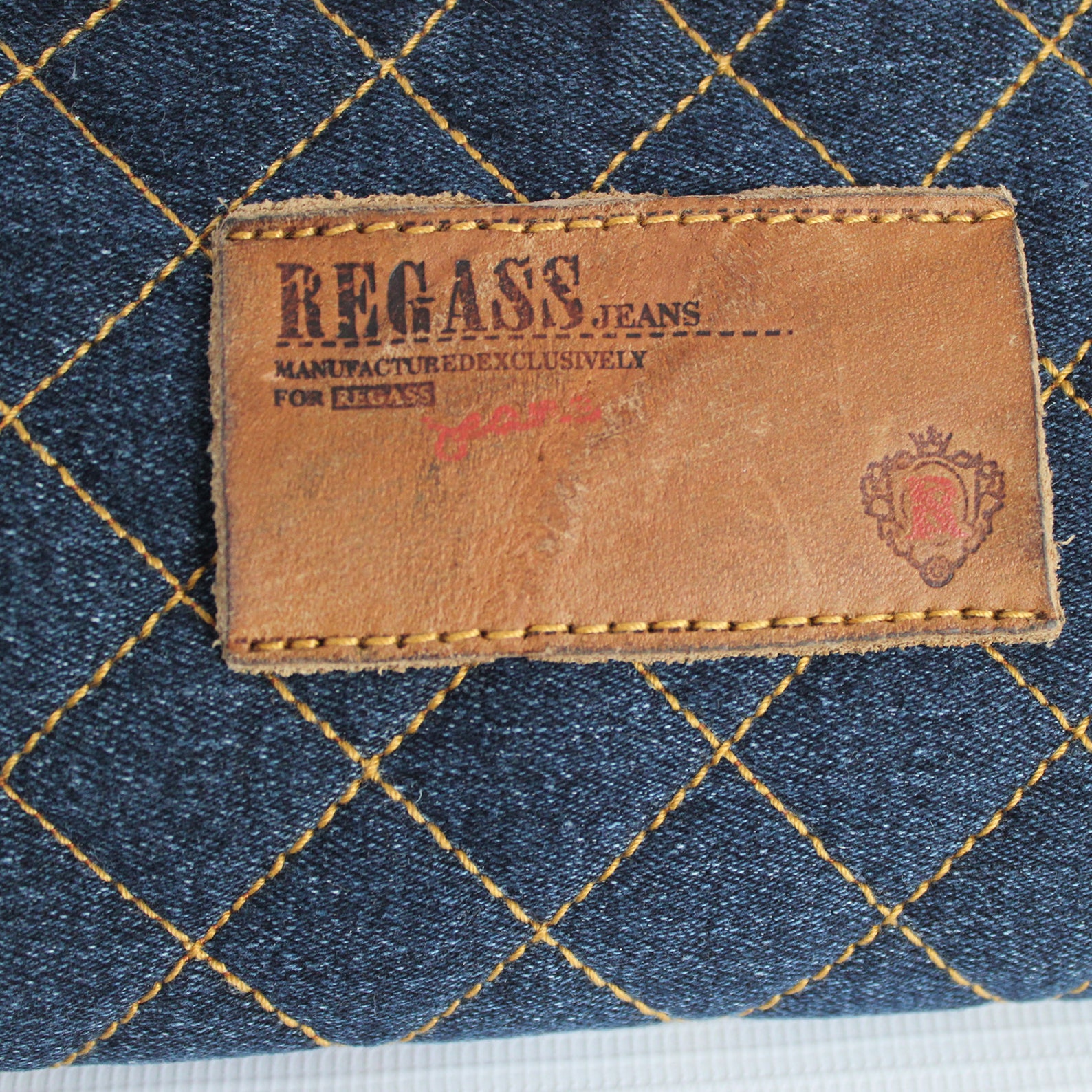 Women's wallet denim. Quilted textile wallet for women. Etsy