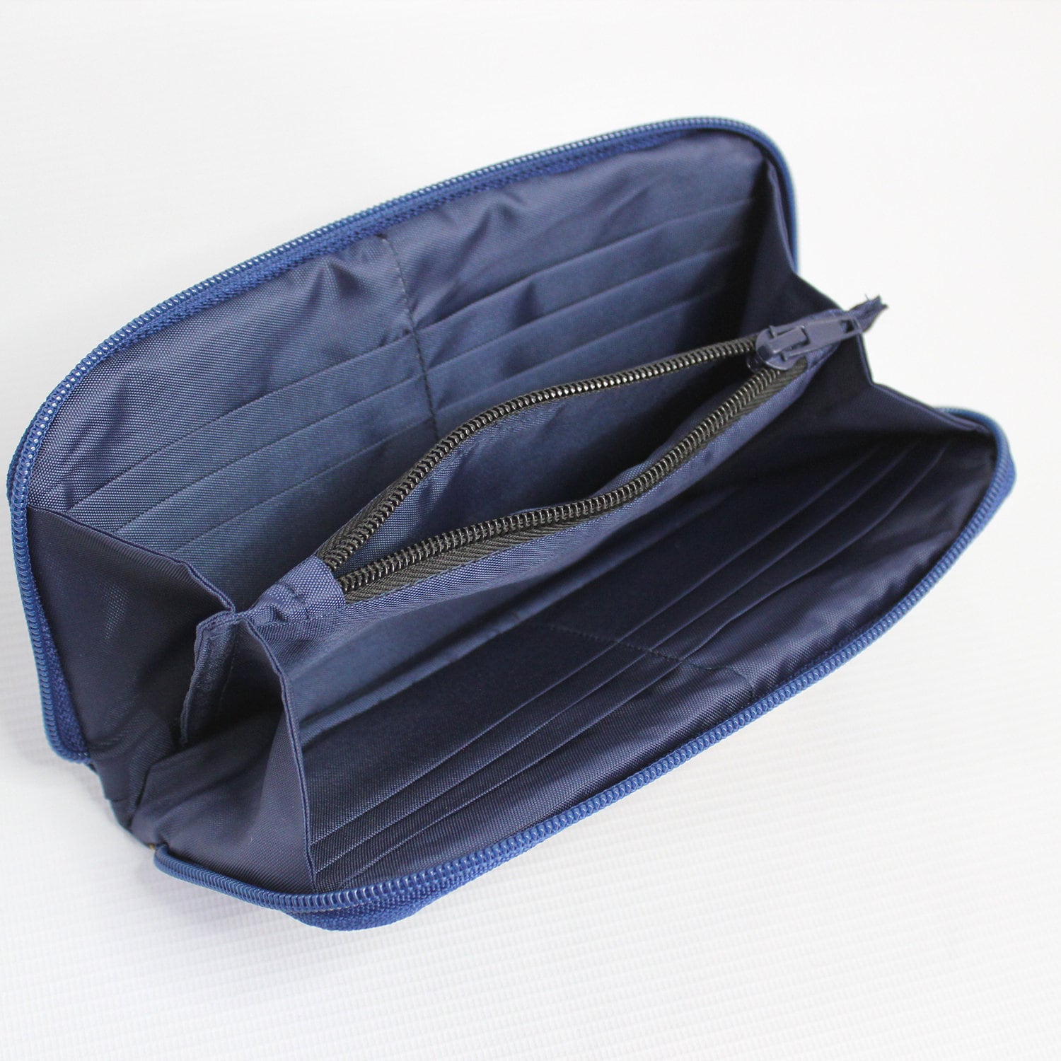 Women's wallet denim. Quilted textile wallet for women. Etsy