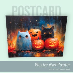 Cartolina di Halloween spaventosamente perfetta