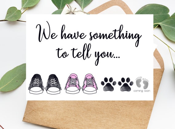 baby announcement cards etsy