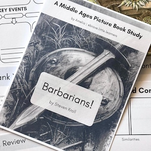 Barbarer! Bokstudie | Medeltidens historiastudie | Goter, hunner, vikingar, mongoler (digital nedladdning)