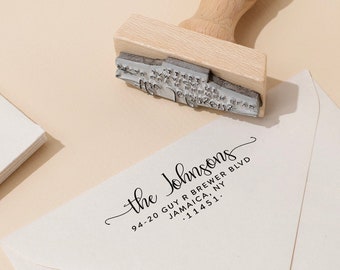 Moderner Adressstempel, personalisierter Adressstempel, selbstfärbender Adressstempel, Adressstempel Hochzeit, Adressstempel