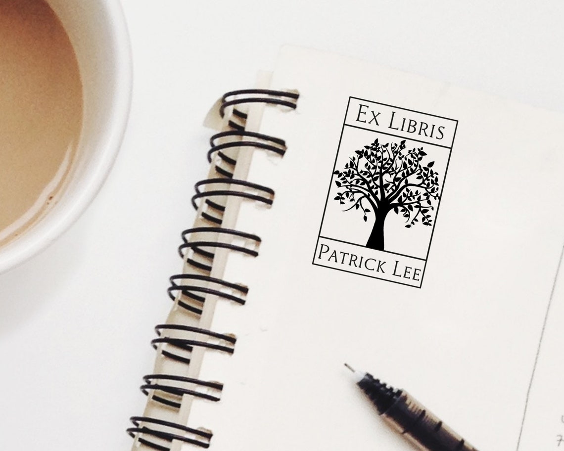 EX LIBRIS EXLIBRIS Ex Libris Stamp Exlibris Stamp Exlibris Etsy