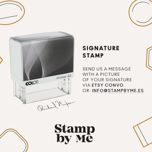 SIGNATURE STAMP, Self Inking Name Stamp, Calligraphy Stamp, Cursive Name Stamp, Name Stamp, Calligraphy Stamp image 4