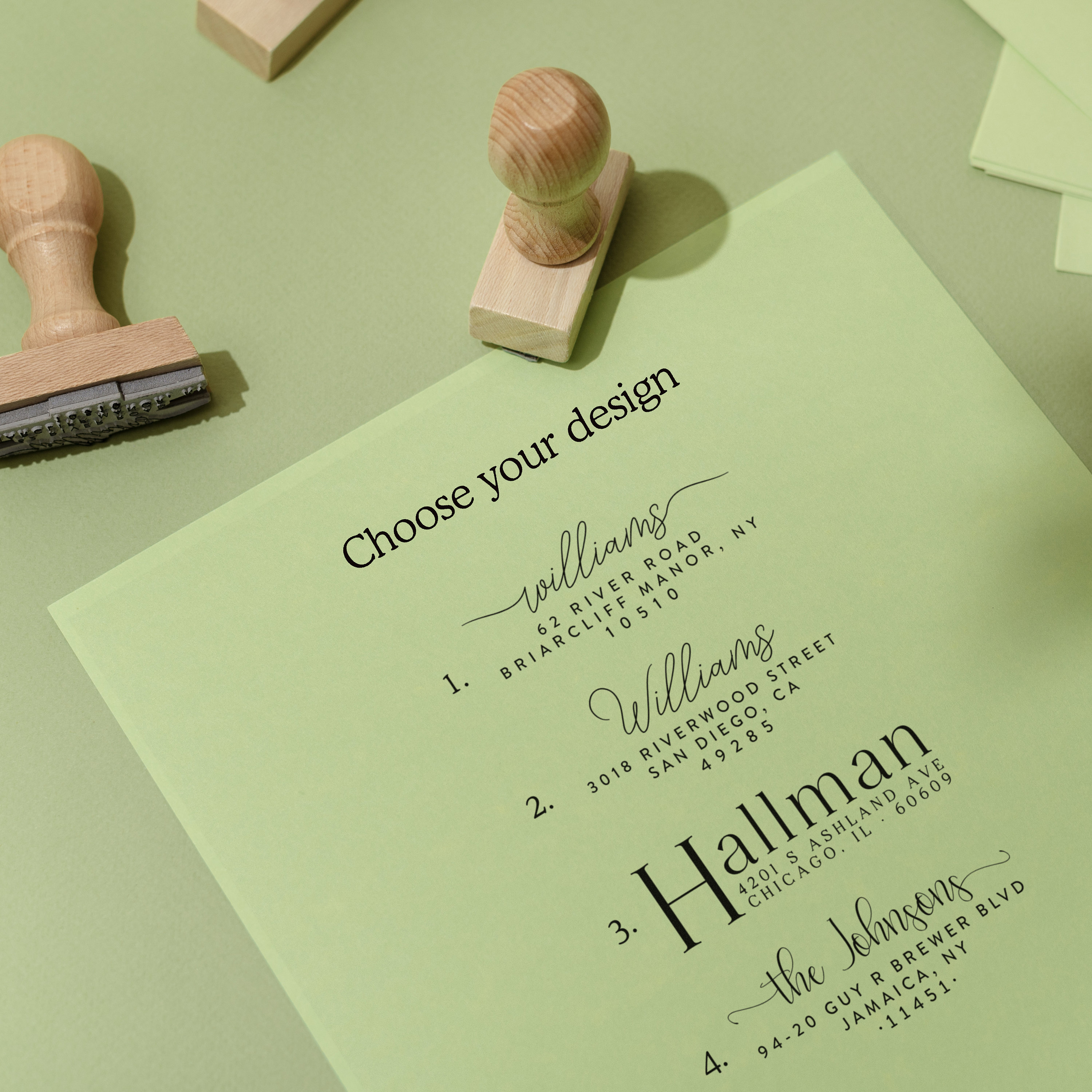 Adresstempels Zonder Kader – Ontwerp En Bestel Online - Adresstempel kopen bij Colopshop.be thumbnail
