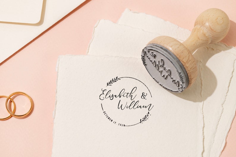 CUSTOM WEDDING STAMP, Wedding Stamp, Personalized Wedding Stamp, Invitation Stamp, Wedding Favor Stamp, Favor Stamp, Custom Favor Stamp image 4