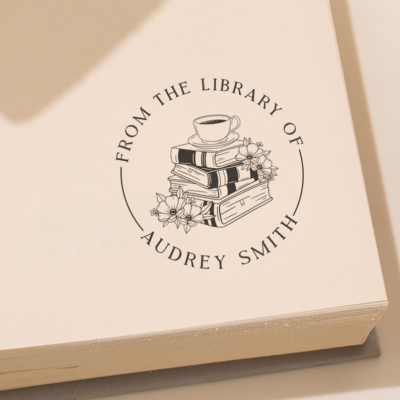 Personalized Book Stamp