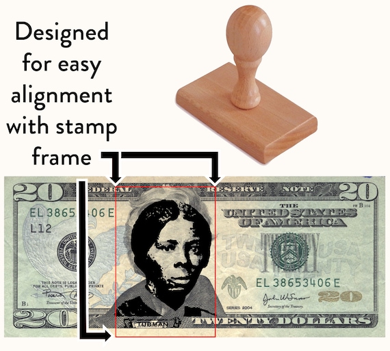 Harriet Tubman Stamp Custom Harriet Tubman Rubber Stamp Etsy