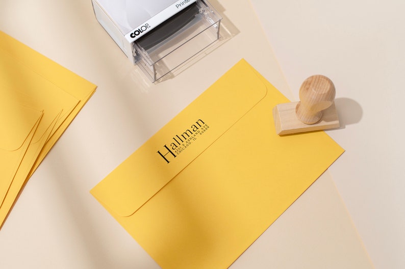 Choose Self Inking or Wood Stamp
