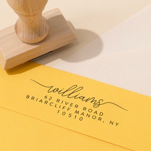 Stempel retouradres | Zelfinktend of op hout | Adresstempel | Aangepaste adresstempel | Hoogst gewaardeerd op Etsy | Beste kwaliteit