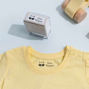 MARCADOR DE ROPA, Sello Ropa, Sello Textil, Sello Textil Personalizado, Sello Niños, Sello Ropa Niños, Marcador Ropa Niños imagen 8