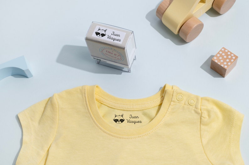 NAME STAMP for clothing | CLOTHING Stamp | Custom Name Stamp | Fabric Stamp | Clothing markers | Textile Stamp | Daycare Stamp | Name Stamp image 8