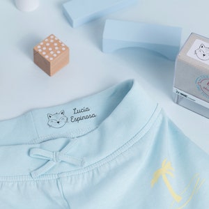 NAME STAMP for clothing | CLOTHING Stamp | Custom Name Stamp | Fabric Stamp | Clothing markers | Textile Stamp | Daycare Stamp | Name Stamp image 9