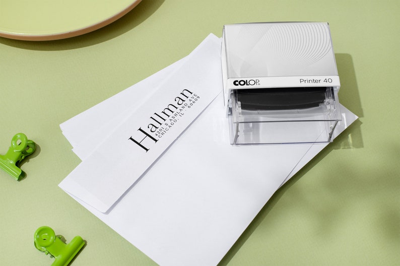 Self Inking Return Address Stamp