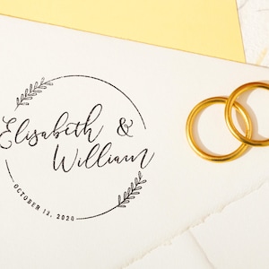 ➤Custom Wedding Stamps, Stamp for wedding invitations