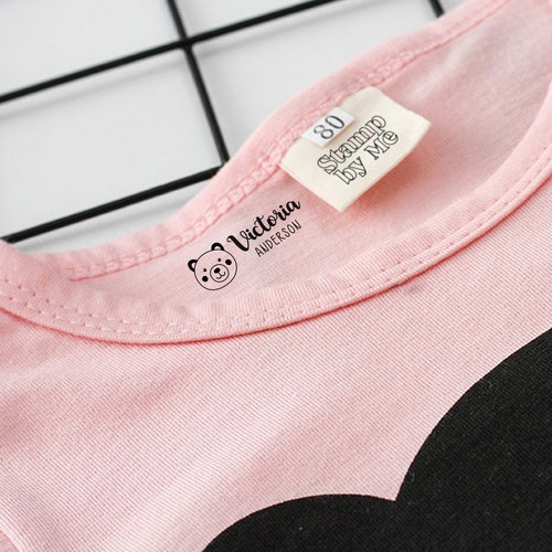 NAME STAMP for Clothing CLOTHING Stamp Custom Name Stamp Etsy Australia