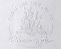 Custom BOOK EMBOSSER STAMP | Personalized Library Stamp | Choose from 5 Designs | Embosser, Wood or Self Inking | Ideal Gift for Book Lovers