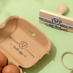 egg CARTON STAMP, Egg Cartons, Egg Carton, Chicken Egg Stamp, Chicken Egg Carton Stamp, Egg Carton Stamps, Eggs Carton Stamp image 6