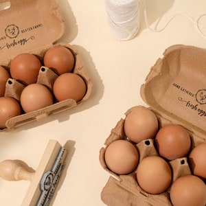 egg CARTON STAMP, Egg Cartons, Egg Carton, Chicken Egg Stamp, Chicken Egg Carton Stamp, Egg Carton Stamps, Eggs Carton Stamp image 8