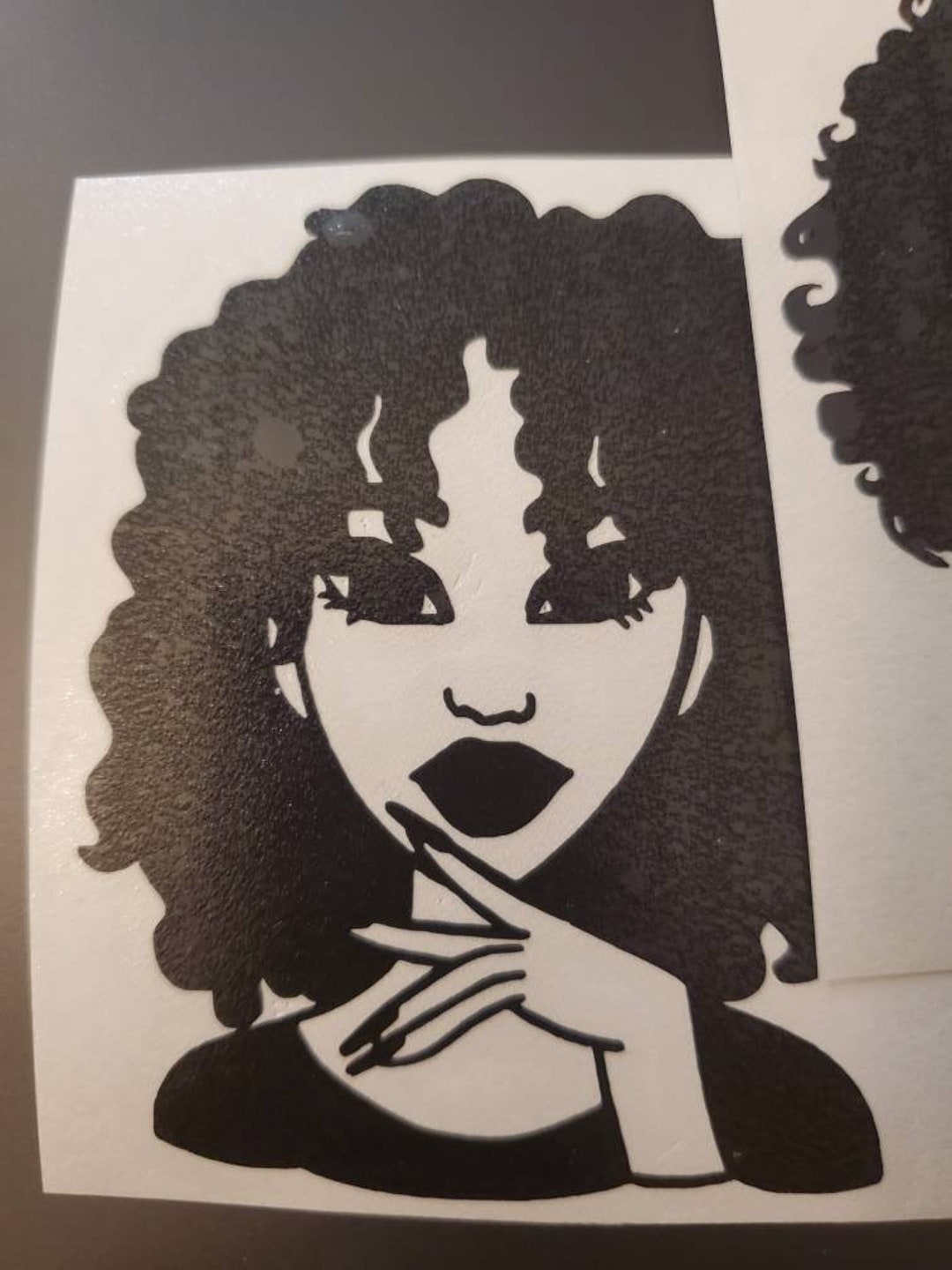 Curly Hair Diva - Decal Sticker - Etsy