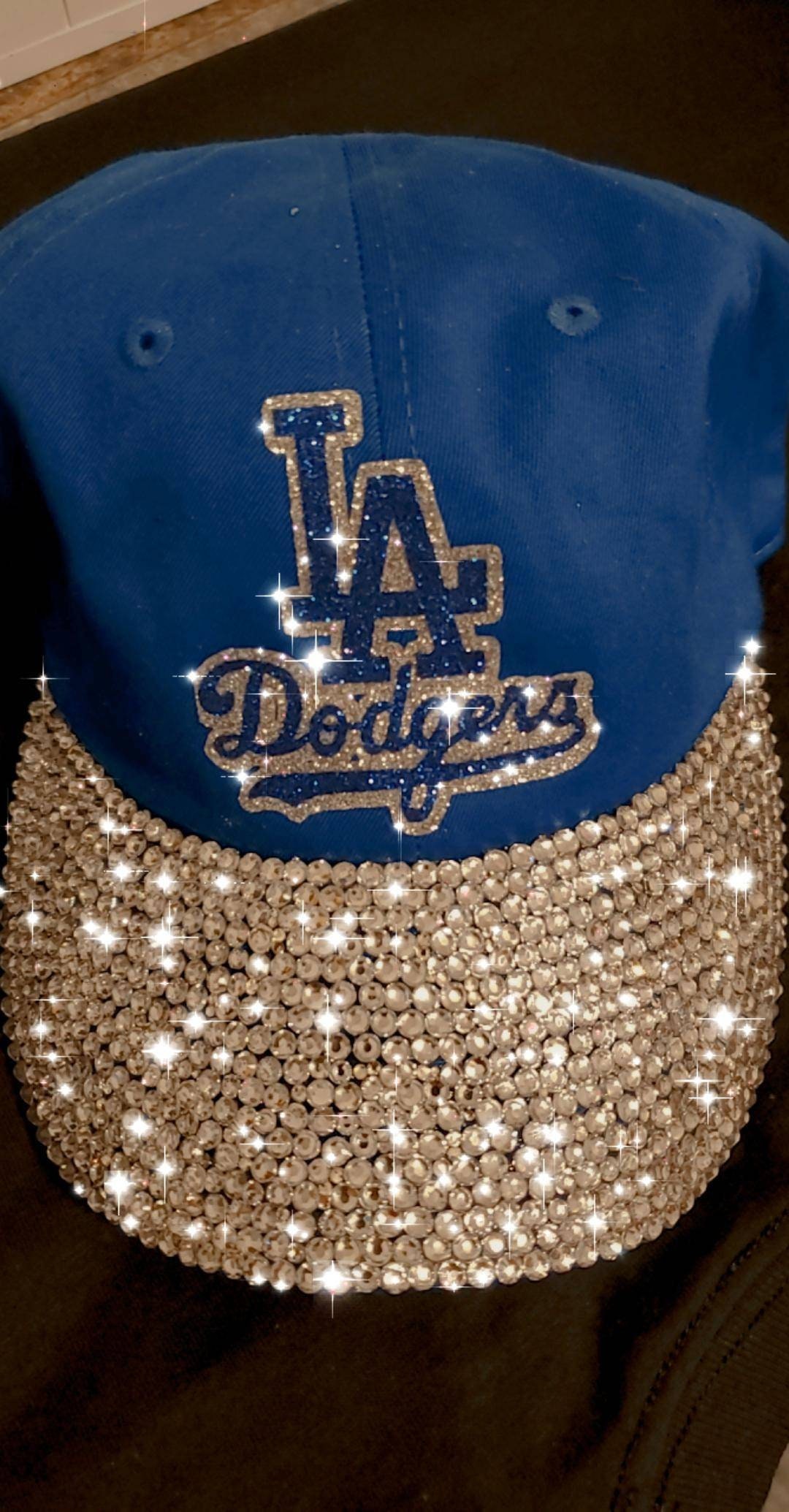 Bling Hats Dodgers Baseball Hat - Etsy 