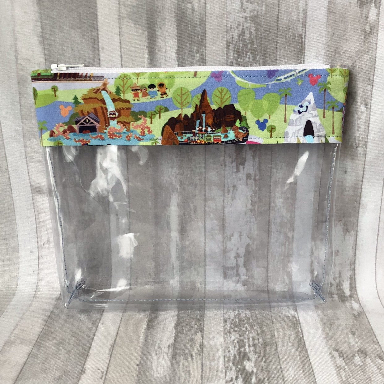 Park Essentials Bag Park Map Clear Travel Bag Disney Etsy