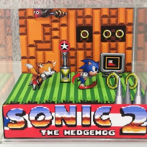 Sonic 2 Cube Diorama