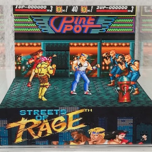 Diorama cubo Streets of Rage
