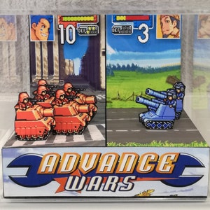 Diorama Cubo de Advance Wars